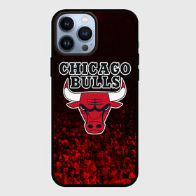Чехол для iPhone 13 Pro Max с принтом CHICAGO BULLS | ЧИКАГО БУЛЛС в Кировске,  |  | Тематика изображения на принте: bulls | chicago | chicago bulls | nba | red bulls | usa | америка | быки | нба | сша | чикаго буллс