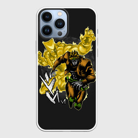 Чехол для iPhone 13 Pro Max с принтом Dio  Za Warudo в Кировске,  |  | aureo | battle tendency | blood | crusaders | dio | giorno | giovanna | golden | jjba | jojo memes | jojos | jotaro | manga | phantom | stardust | vento aureo | wind | джо джо | манга