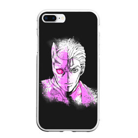 Чехол для iPhone 7Plus/8 Plus матовый с принтом JoJo Bizarre Adventure в Кировске, Силикон | Область печати: задняя сторона чехла, без боковых панелей | aureo | battle tendency | blood | crusaders | dio | giorno | giovanna | golden | jjba | jojo memes | jojos | jotaro | manga | phantom | stardust | vento aureo | wind | джо джо | манга