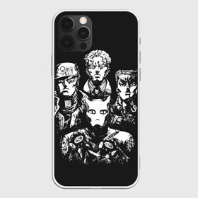 Чехол для iPhone 12 Pro Max с принтом JoJo Bizarre Adventure в Кировске, Силикон |  | aureo | battle tendency | blood | crusaders | dio | giorno | giovanna | golden | jjba | jojo memes | jojos | jotaro | manga | phantom | stardust | vento aureo | wind | джо джо | манга