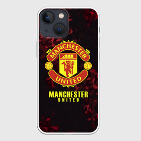 Чехол для iPhone 13 mini с принтом Manchester United в Кировске,  |  | champions | football | manchester | manchester united | soccer | uefa | united | world cup | лига чемпионов | манчестер | манчестер юнайтед | форма | формы | футбол | юнайтед