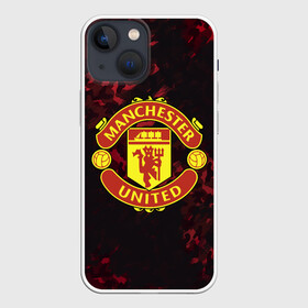 Чехол для iPhone 13 mini с принтом Manchester United в Кировске,  |  | champions | football | manchester | manchester united | soccer | uefa | united | world cup | лига чемпионов | манчестер | манчестер юнайтед | форма | формы | футбол | юнайтед