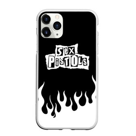 Чехол для iPhone 11 Pro матовый с принтом Sex Pistols в Кировске, Силикон |  | music | rock | музыка | пистолс | рок