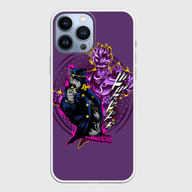 Чехол для iPhone 13 Pro Max с принтом JoJo Bizarre Adventure в Кировске,  |  | Тематика изображения на принте: aureo | battle tendency | blood | crusaders | dio | giorno | giovanna | golden | jjba | jojo memes | jojos | jotaro | manga | phantom | stardust | vento aureo | wind | джо джо | манга