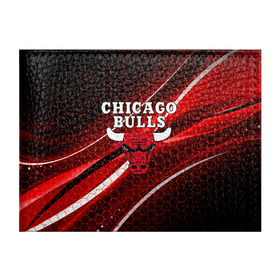 Обложка для студенческого билета с принтом CHICAGO BULLS в Кировске, натуральная кожа | Размер: 11*8 см; Печать на всей внешней стороне | bulls | chicago | chicago bulls | nba | red bulls | usa | америка | быки | нба | сша | чикаго буллс