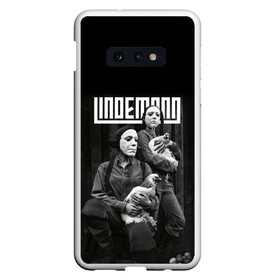 Чехол для Samsung S10E с принтом Lindemann в Кировске, Силикон | Область печати: задняя сторона чехла, без боковых панелей | industrial | lindemann | metal | pain | peter | rammstein | rock | tagtgren | till | индастриал | линдеманн | метал | петер | пэйн | раммштайн | рок | тилль | тэгтгрен