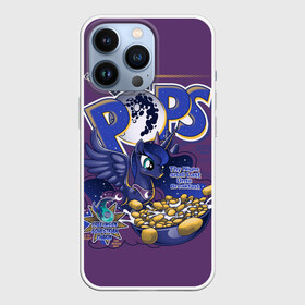 Чехол для iPhone 13 Pro с принтом My little pony Luna pops в Кировске,  |  | Тематика изображения на принте: applejack | little | magic | mlp | my | pinkie pie | pony | rainbow dash | rarity | twilight | дракон | дружба | единорог | искорка | пони | селестия | спайк | сумеречная | это чудо