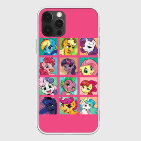 Чехол для iPhone 12 Pro Max с принтом My little pony в Кировске, Силикон |  | applejack | little | magic | mlp | my | pinkie pie | pony | rainbow dash | rarity | sto luchshih detskih printov | twilight | дракон | дружба | единорог | искорка | пони | селестия | спайк | сумеречная | это чудо