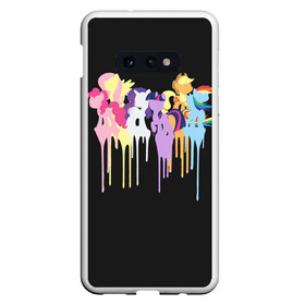 Чехол для Samsung S10E с принтом My little pony в Кировске, Силикон | Область печати: задняя сторона чехла, без боковых панелей | applejack | little | magic | mlp | my | pinkie pie | pony | rainbow dash | rarity | twilight | дракон | дружба | единорог | искорка | пони | селестия | спайк | сумеречная | это чудо