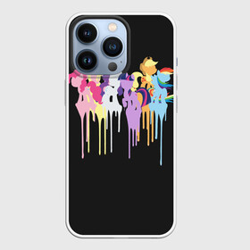 Чехол для iPhone 13 Pro с принтом My little pony в Кировске,  |  | applejack | little | magic | mlp | my | pinkie pie | pony | rainbow dash | rarity | twilight | дракон | дружба | единорог | искорка | пони | селестия | спайк | сумеречная | это чудо
