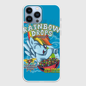 Чехол для iPhone 13 Pro Max с принтом Rainbow brops в Кировске,  |  | applejack | little | magic | mlp | my | pinkie pie | pony | rainbow dash | rarity | twilight | дракон | дружба | единорог | искорка | пони | селестия | спайк | сумеречная | это чудо