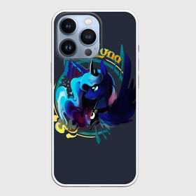 Чехол для iPhone 13 Pro с принтом My little pony Luna в Кировске,  |  | applejack | little | magic | mlp | my | pinkie pie | pony | rainbow dash | rarity | twilight | дракон | дружба | единорог | искорка | пони | селестия | спайк | сумеречная | это чудо