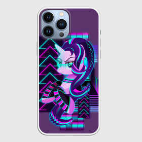 Чехол для iPhone 13 Pro Max с принтом My little pony в Кировске,  |  | Тематика изображения на принте: applejack | little | magic | mlp | my | pinkie pie | pony | rainbow dash | rarity | twilight | дракон | дружба | единорог | искорка | пони | селестия | спайк | сумеречная | это чудо