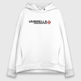 Женское худи Oversize хлопок с принтом UMBRELLA CORP в Кировске, френч-терри — 70% хлопок, 30% полиэстер. Мягкий теплый начес внутри —100% хлопок | боковые карманы, эластичные манжеты и нижняя кромка, капюшон на магнитной кнопке | ada wong | biohazard | leon | nemesis | project resistance | raccoon city | re | re3 | resident evil | resident evil 3 | rpd | stars | umbrella | ада вонг | амбрелла | немезис | ужасы