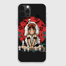 Чехол для iPhone 12 Pro Max с принтом Princess Mononoke в Кировске, Силикон |  | eboshi | ghibli | hayao | hime | lady | miyazaki | mononoke | princess | studio | аситака | волчица | гибли | дух леса | мононоке | моро | сан