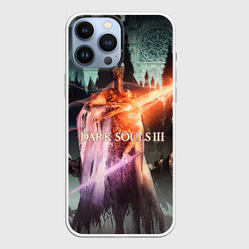 Чехол для iPhone 13 Pro Max с принтом Dark Souls 3 Pontiff Sulyvahn в Кировске,  |  | Тематика изображения на принте: action | art | dark | game | pontiff sulyvahn | rpg | souls | арт | босс | души | игра | понтифик саливан | рпг | тёмные | экшн