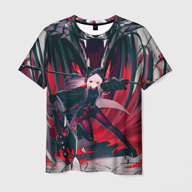 Мужская футболка 3D с принтом Arknights art в Кировске, 100% полиэфир | прямой крой, круглый вырез горловины, длина до линии бедер | anime | arknights | art | game | girl | аниме | арт | девушка | игра