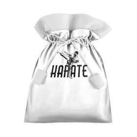 Подарочный 3D мешок с принтом KARATE в Кировске, 100% полиэстер | Размер: 29*39 см | Тематика изображения на принте: sport | единоборство | каратэ | кимоно | лого | спорт | удар | человек