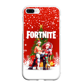 Чехол для iPhone 7Plus/8 Plus матовый с принтом FORTNITE НОВОГОДНИЙ в Кировске, Силикон | Область печати: задняя сторона чехла, без боковых панелей | 2020 | christmas | fortnite | fortnite 2 | fortnite x | marshmello | new year | ninja | santa | маршмелло | ниндзя | новогодний | новый год | санта | фортнайт | фортнайт 2 | фортнайт глава 2