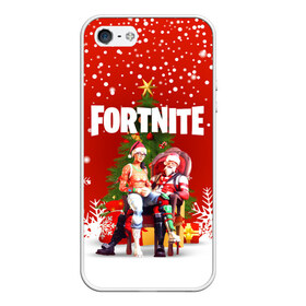 Чехол для iPhone 5/5S матовый с принтом FORTNITE НОВОГОДНИЙ в Кировске, Силикон | Область печати: задняя сторона чехла, без боковых панелей | 2020 | christmas | fortnite | fortnite 2 | fortnite x | marshmello | new year | ninja | santa | маршмелло | ниндзя | новогодний | новый год | санта | фортнайт | фортнайт 2 | фортнайт глава 2