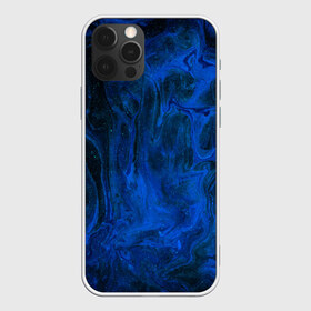 Чехол для iPhone 12 Pro Max с принтом BLUE GLOSS в Кировске, Силикон |  | abstraction | blue | cosmos | gloss | kosmos | neon | trend | абстракция | акрил | акриловые | блеск | кислотный | космос | краски | синий