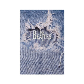 Обложка для паспорта матовая кожа с принтом The Beatles в Кировске, натуральная матовая кожа | размер 19,3 х 13,7 см; прозрачные пластиковые крепления | england | group | jeans | legend | liverpool | music | rock | the beatles | англия | битлз | группа | джинса | легенда | ливерпуль | музыка | рок