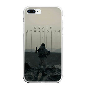 Чехол для iPhone 7Plus/8 Plus матовый с принтом death stranding в Кировске, Силикон | Область печати: задняя сторона чехла, без боковых панелей | babybridge | bb | death stranding | game | ps4 | бб | бэби | игра | кодзима гений | норман ридус