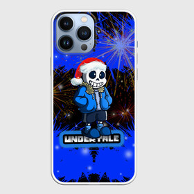 Чехол для iPhone 13 Pro Max с принтом НОВОГОДНИЙ UNDERTALE. в Кировске,  |  | Тематика изображения на принте: asriel dreemurr | blaster | chara | frisk | gaster | sans | undertale | азриэль дримурр | андертейл | андрайн | гастер | меттатон | санс | фриск | чара