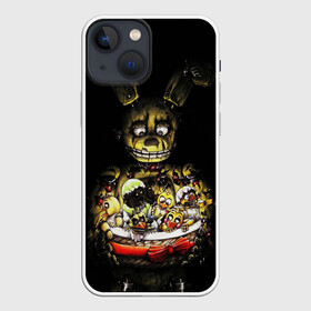 Чехол для iPhone 13 mini с принтом Five Nights At Freddys в Кировске,  |  | five nights at freddys | foxy | freddy | аниматроники | игра | компьютерная игра | робот | фокси | фредди | чика