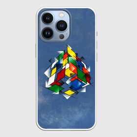 Чехол для iPhone 13 Pro с принтом Кубик Рубика в Кировске,  |  | Тематика изображения на принте: mathematica | кубик | магия. формулы | математика | наука | рубика | соберись | технарь