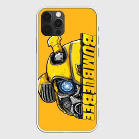 Чехол для iPhone 12 Pro с принтом Transformers Bumblebee в Кировске, силикон | область печати: задняя сторона чехла, без боковых панелей | bumblebee | transformers | автоботы | бамблби | мегатрон | оптимус прайм | роботы | трансформеры