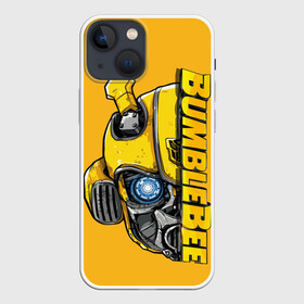 Чехол для iPhone 13 mini с принтом Transformers Bumblebee в Кировске,  |  | bumblebee | transformers | автоботы | бамблби | мегатрон | оптимус прайм | роботы | трансформеры