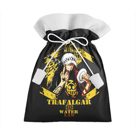 Подарочный 3D мешок с принтом One Piece Trafalgar Water в Кировске, 100% полиэстер | Размер: 29*39 см | Тематика изображения на принте: anime | kaido | luffy | manga | one piece | theory | zoro | большой куш | ван | луффи | манга | манки д | мульт | пираты | пис | рыжий | сёнэн | сериал | шанкс