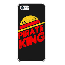 Чехол для iPhone 5/5S матовый с принтом One Piece Pirate King в Кировске, Силикон | Область печати: задняя сторона чехла, без боковых панелей | anime | kaido | luffy | manga | one piece | theory | zoro | большой куш | ван | луффи | манга | манки д | мульт | пираты | пис | рыжий | сёнэн | сериал | шанкс