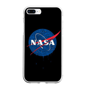 Чехол для iPhone 7Plus/8 Plus матовый с принтом NASA Краски в Кировске, Силикон | Область печати: задняя сторона чехла, без боковых панелей | mars | nasa | paint | space | stars | x | брызги | галактика | звезда | звезды | илон | капли | капля | космос | краски | марс | маск | наса | потеки | пятна | пятно | разводы | цвет | цвета