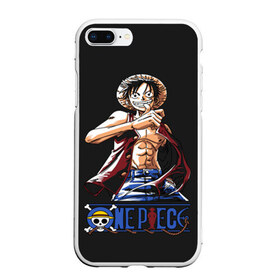 Чехол для iPhone 7Plus/8 Plus матовый с принтом One Piece в Кировске, Силикон | Область печати: задняя сторона чехла, без боковых панелей | anime | kaido | luffy | manga | one piece | theory | zoro | большой куш | ван | луффи | манга | манки д | мульт | пираты | пис | рыжий | сёнэн | сериал | шанкс