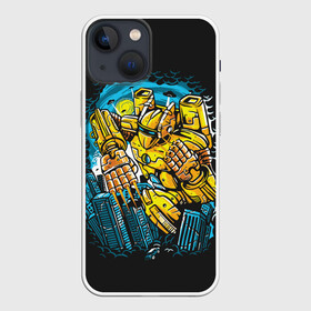 Чехол для iPhone 13 mini с принтом Трансформеры в Кировске,  |  | bumblebee | transformers | автоботы | бамблби | мегатрон | оптимус прайм | роботы | трансформеры