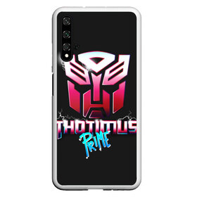 Чехол для Honor 20 с принтом Трансформеры Thotimus Prime в Кировске, Силикон | Область печати: задняя сторона чехла, без боковых панелей | Тематика изображения на принте: bumblebee | transformers | автоботы | бамблби | мегатрон | оптимус прайм | роботы | трансформеры