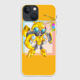 Чехол для iPhone 13 mini с принтом Transformers в Кировске,  |  | bumblebee | transformers | автоботы | бамблби | мегатрон | оптимус прайм | роботы | трансформеры