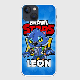 Чехол для iPhone 13 mini с принтом BRAWL STARS WEREWOLF LEON в Кировске,  |  | brawl stars | brawl stars werewolf leon | brawler | leon | werewolf | бравл старз | бравлер | волк | леон | оборотень | оборотень леон