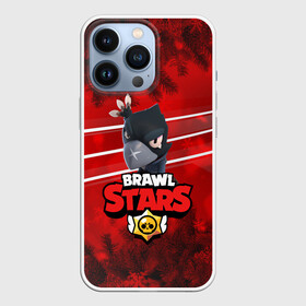 Чехол для iPhone 13 Pro с принтом BRAWL STARS CROW в Кировске,  |  | Тематика изображения на принте: 2020 | android | background | brawl stars | crow | games | leon | mobile game | stars | бравл старс | ворон | игры | леон | мобильные игры | синий | снег | снежинки | текстура | фон