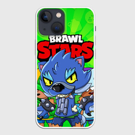 Чехол для iPhone 13 mini с принтом BRAWL STARS LEON в Кировске,  |  | brawl stars | brawl stars leon | brawler | leon | shark | werewolf | акула | бравл старз | бравлер | леон | оборотень