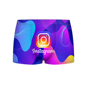 Мужские трусы 3D с принтом Instagram Exclusive в Кировске, 50% хлопок, 50% полиэстер | классическая посадка, на поясе мягкая тканевая резинка | insta | instagram | instagramm | social | видео | инста | инстаграм | инстаграмм | приложение | социальная сеть | фото