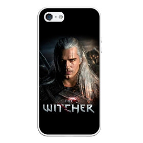 Чехол для iPhone 5/5S матовый с принтом THE WITCHER в Кировске, Силикон | Область печати: задняя сторона чехла, без боковых панелей | Тематика изображения на принте: geralt | netflix | the witcher | witcher | ведьмак | геральт | йенифер | нетфликс | сериал ведьмак | трисс | цири