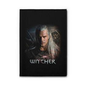 Обложка для автодокументов с принтом THE WITCHER в Кировске, натуральная кожа |  размер 19,9*13 см; внутри 4 больших “конверта” для документов и один маленький отдел — туда идеально встанут права | Тематика изображения на принте: geralt | netflix | the witcher | witcher | ведьмак | геральт | йенифер | нетфликс | сериал ведьмак | трисс | цири