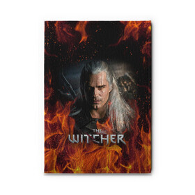 Обложка для автодокументов с принтом THE WITCHER в Кировске, натуральная кожа |  размер 19,9*13 см; внутри 4 больших “конверта” для документов и один маленький отдел — туда идеально встанут права | Тематика изображения на принте: geralt | netflix | the witcher | witcher | ведьмак | геральт | йенифер | нетфликс | сериал ведьмак | трисс | цири