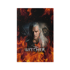 Обложка для паспорта матовая кожа с принтом THE WITCHER в Кировске, натуральная матовая кожа | размер 19,3 х 13,7 см; прозрачные пластиковые крепления | geralt | netflix | the witcher | witcher | ведьмак | геральт | йенифер | нетфликс | сериал ведьмак | трисс | цири