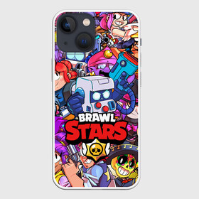 Чехол для iPhone 13 mini с принтом BRAWL STARS 8 BIT в Кировске,  |  | brawl stars | brawl stars все персонажи | crow | leon | leon shark | sally leon | shark | stars | акула | берли | ворон | леон | леон акула | спайк | эль примо