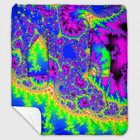 Плед с рукавами с принтом NEON&ACID в Кировске, 100% полиэстер | Закругленные углы, все края обработаны. Ткань не мнется и не растягивается. Размер 170*145 | Тематика изображения на принте: abstract | abstraction | texture | абстракция | геометрия | иллюзия | обман зрения | оптический узор | текстура