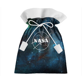 Подарочный 3D мешок с принтом NASA в Кировске, 100% полиэстер | Размер: 29*39 см | Тематика изображения на принте: galaxy | nasa | nebula | space | star | абстракция | вселенная | галактика | звезда | звезды | космический | наса | планеты
